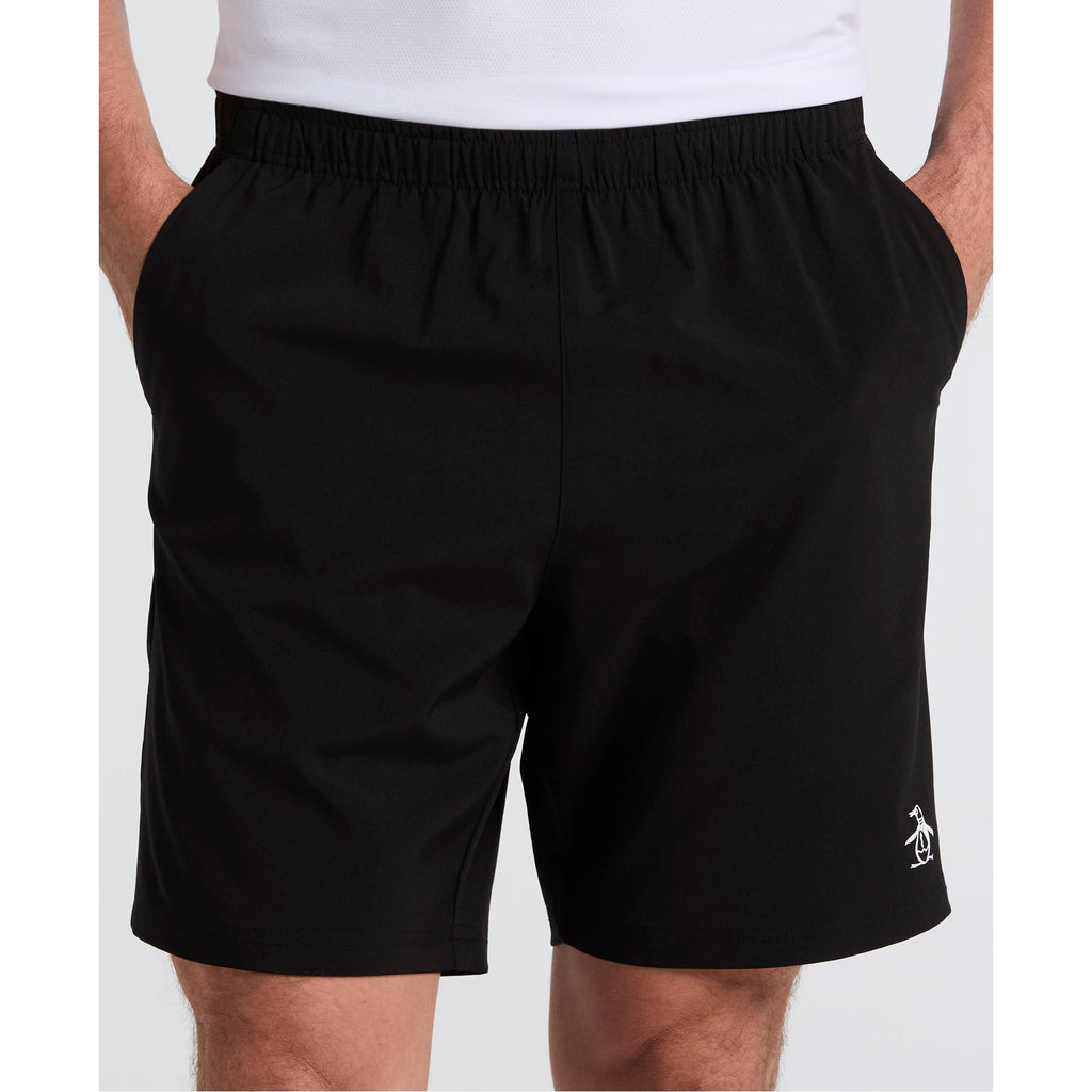Original Penguin Performance Tennis Shorts In Caviar(Performance Solid Tennis Short Black Ogbsc0f5gg 001)