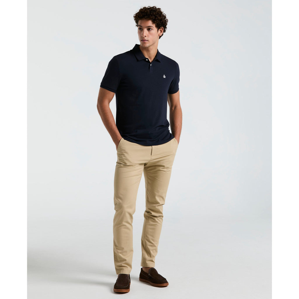 Original Penguin Daddy Pique Polo Shirt In Dark Sapphire(Daddy Pique Polo Blue Opkb0015gp 413)