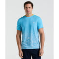 Original Penguin Performance Ventilated Ombre Tennis T-Shirt In Blue Grotto(Performance Ventilated Ombre Tennis T Shirt Blue O1ksf017gg 457)