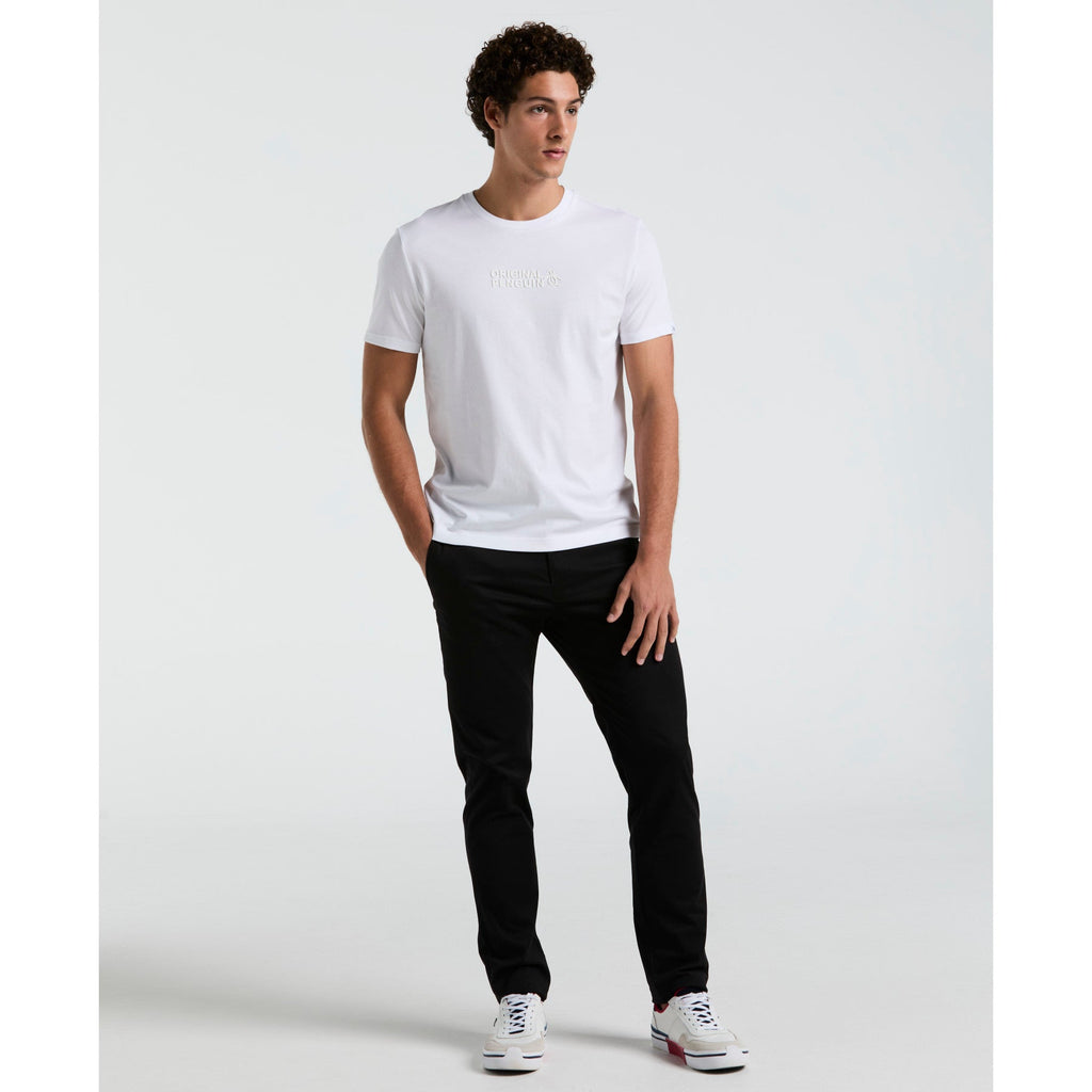 Original Penguin HD Tonal Logo T-Shirt In Bright White(Hd Tonal Logo Tee White Opkf2465gp 118)