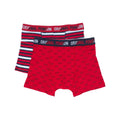 Original Penguin 2 Pack Penguin Print & Striped Underwear In Red(2 Pack Penguin Print Striped Underwear Red Mxpe867gp 002)
