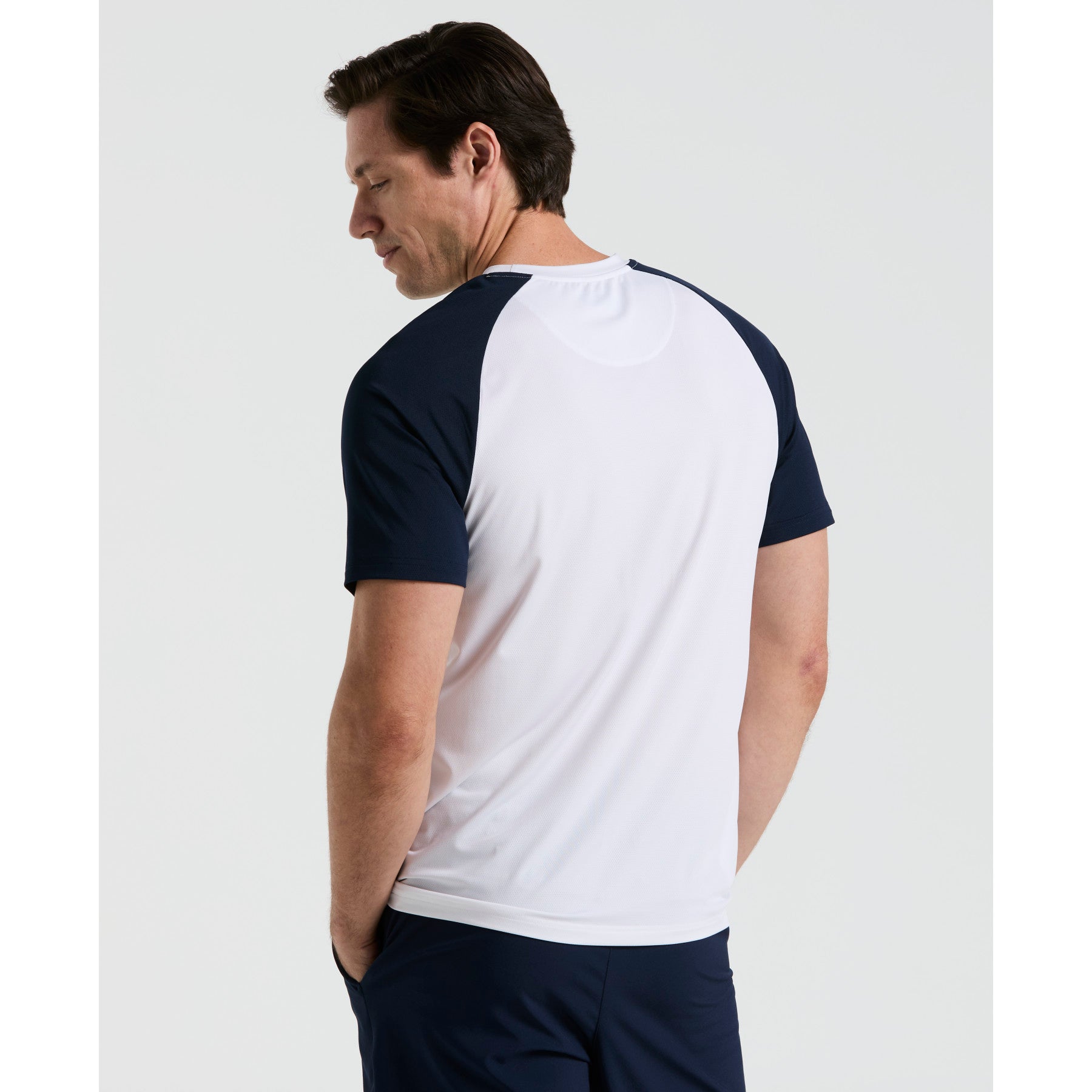 Original Penguin Blocked Performance Tennis T-Shirt In Bright White(Blocked Performance Tennis T Shirt White O1ksf015gg 118)