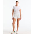 Original Penguin Women's Tennis Short With Striped Pete In Bright White(Womens Tennis Short With Striped Pete White O1bsf012gg 118)