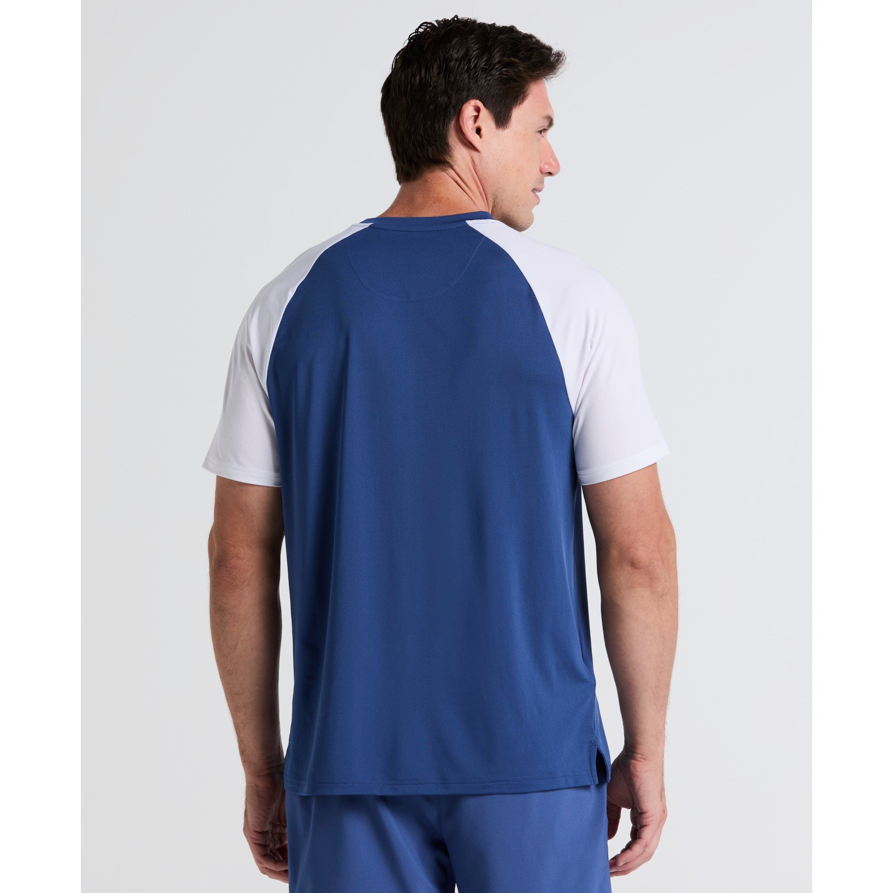 Original Penguin Blocked Performance Tennis T-Shirt In True Navy(Blocked Performance Tennis T Shirt Blue O1ksf015gg 416)