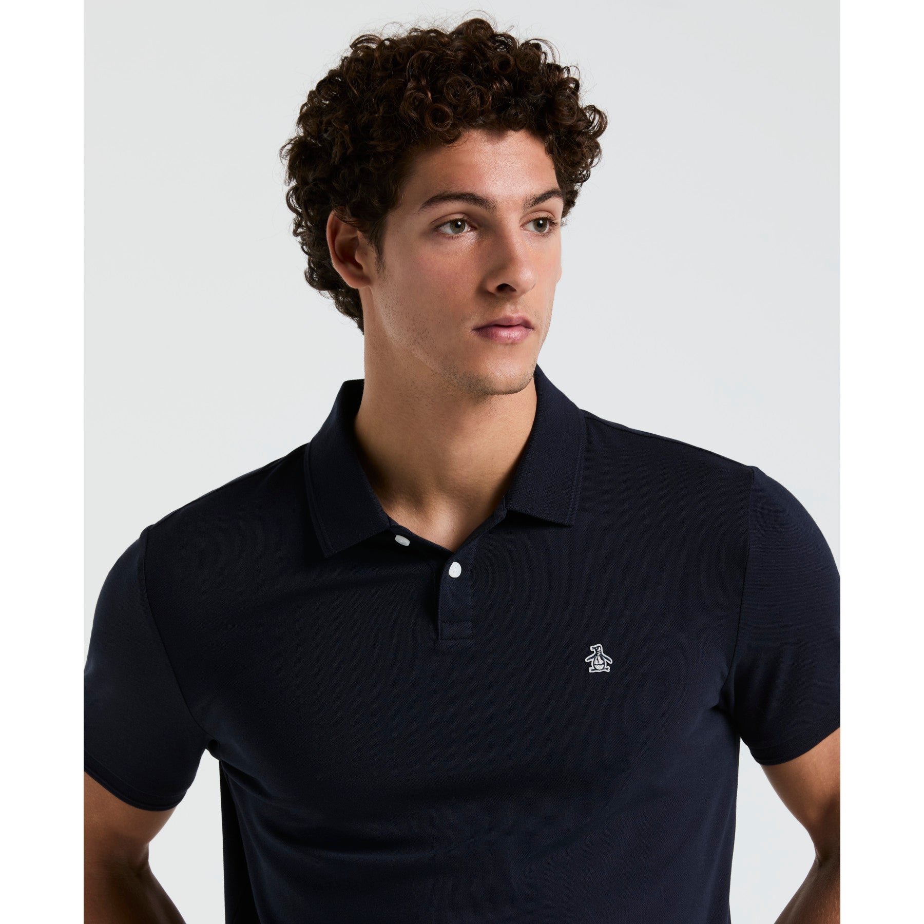 Original Penguin Daddy Pique Polo Shirt In Dark Sapphire(Daddy Pique Polo Blue Opkb0015gp 413)