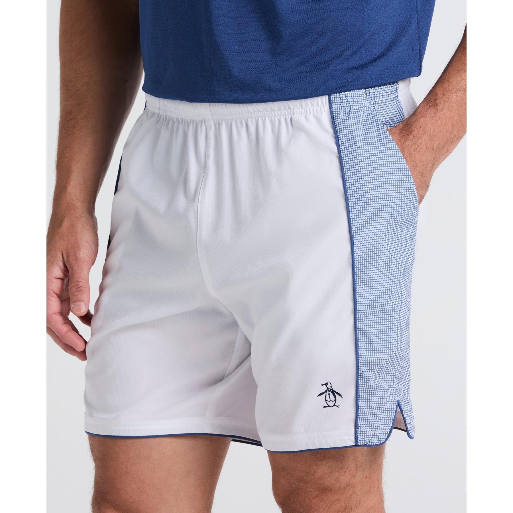 Original Penguin Net Graphic Performance Tennis Shorts In Bright White(Net Graphic Performance Tennis Shorts White O1bff000gg 118)