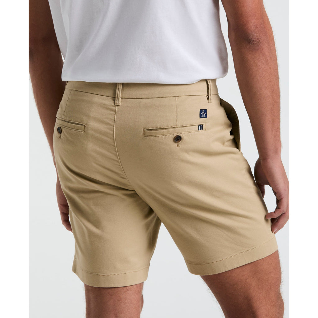 Original Penguin Chino Shorts In Travertine(Core Chino Short Beige Ophb0023gp 254)