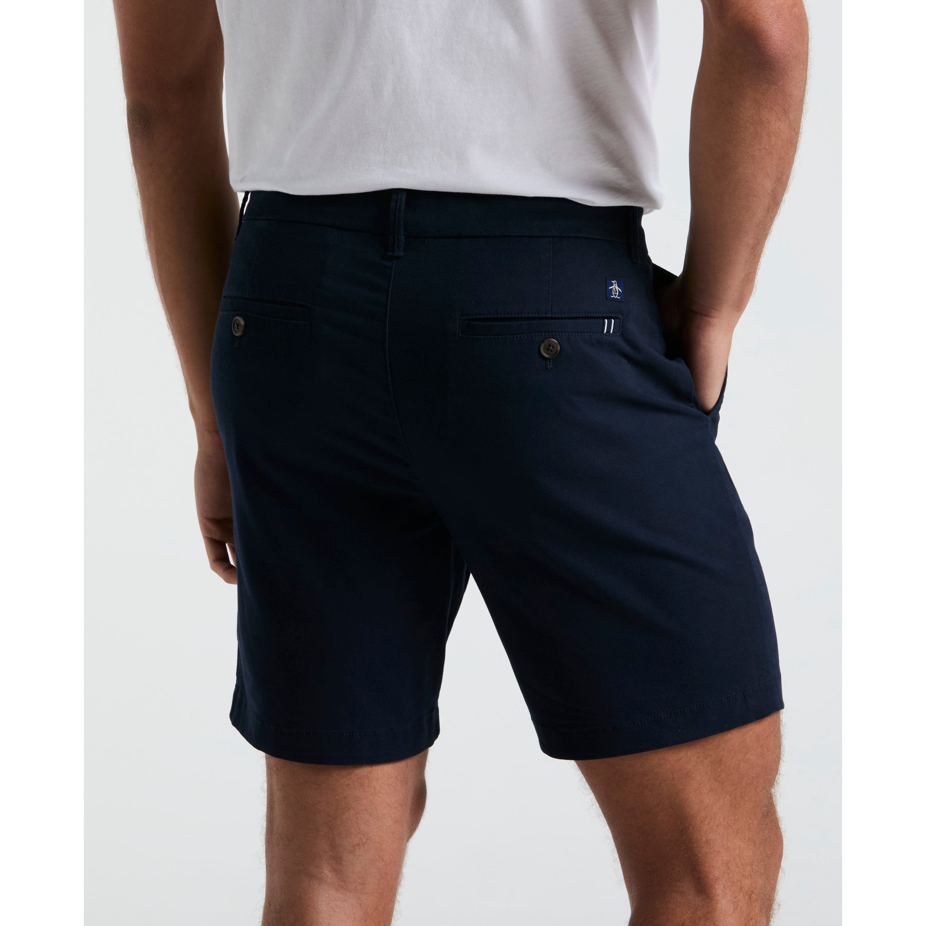 Original Penguin Chino Shorts In Dark Sapphire(Core Chino Short Blue Ophb0023gp 413)