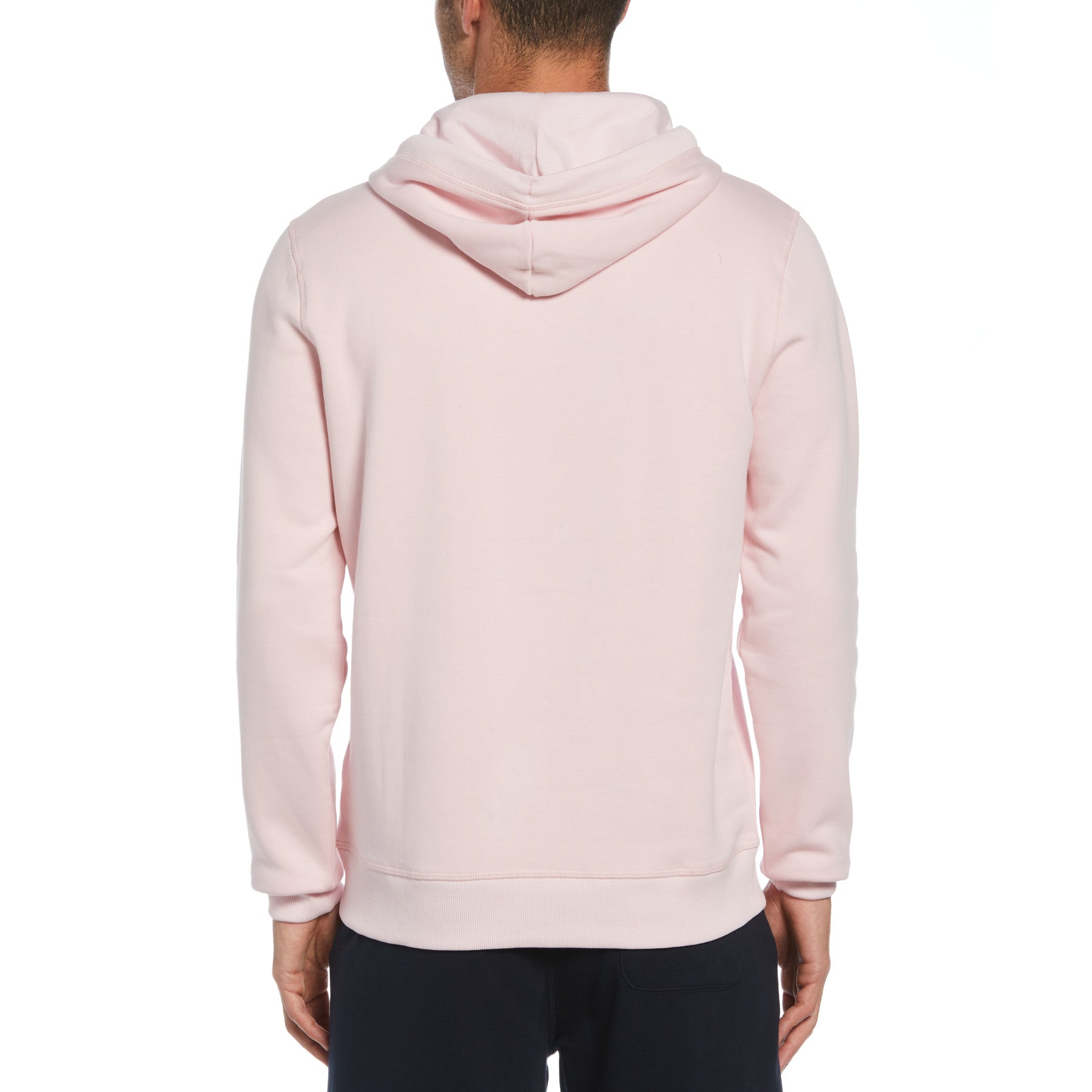 Original Penguin Sticker Pete Pullover Fleece Hoodie In Parfait Pink(Sticker Pete Pullover Fleece Hoodie Pink Opks5711gp 673)