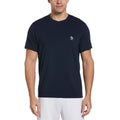 Original Penguin Performance Tennis T-Shirt In Black Iris(Crew Neck Tennis Shirt Blue Ogksb0n5gg 417)