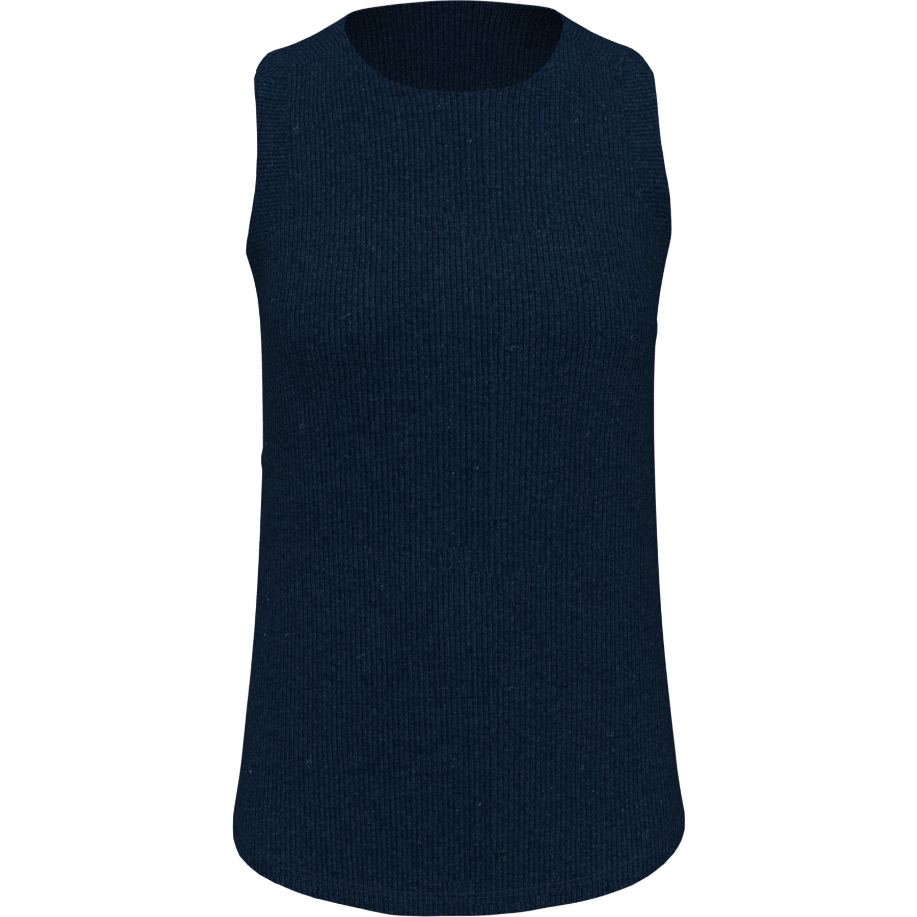 Original Penguin Women's Ribbed Tennis Tank Top In Black Iris(Ribbed Tennis Tank Top Blue O1kse016gg 417)