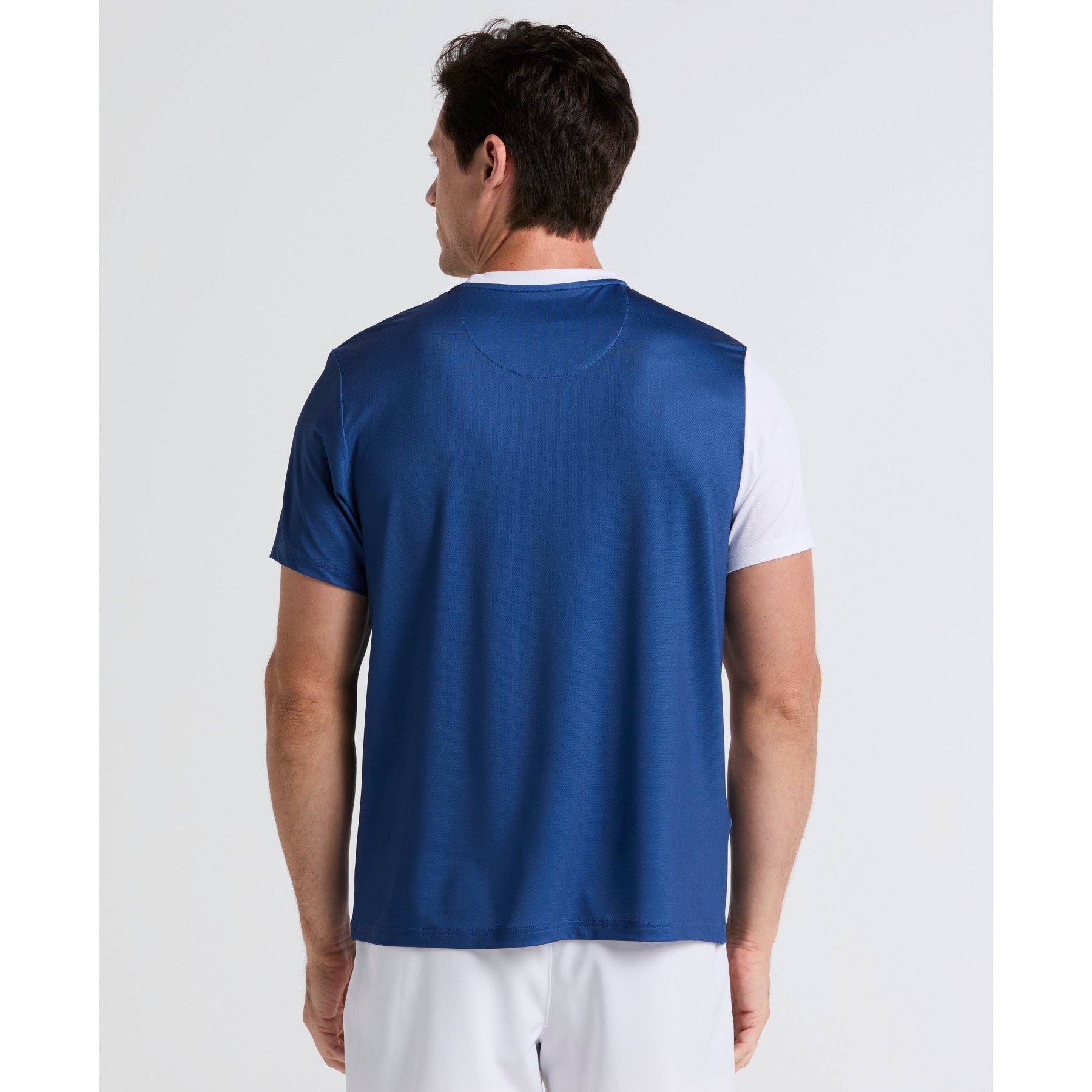 Original Penguin Colourblock Performance Tennis T-Shirt In True Navy(Colourblock Performance Tennis T Shirt Blue O1kff004gg 416)
